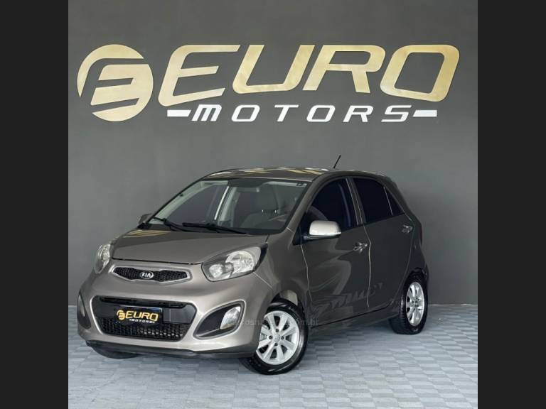 KIA MOTORS - PICANTO - 2013/2014 - Cinza - Sob Consulta